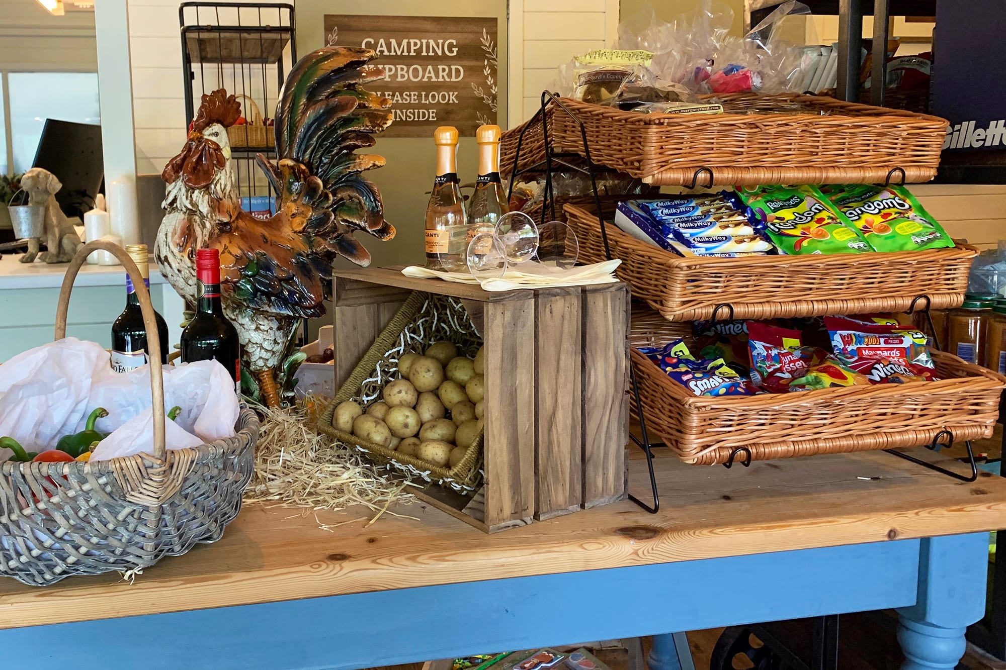 Shop product selection